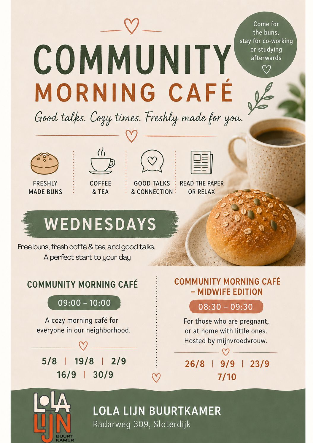 Poster Community Morning Café