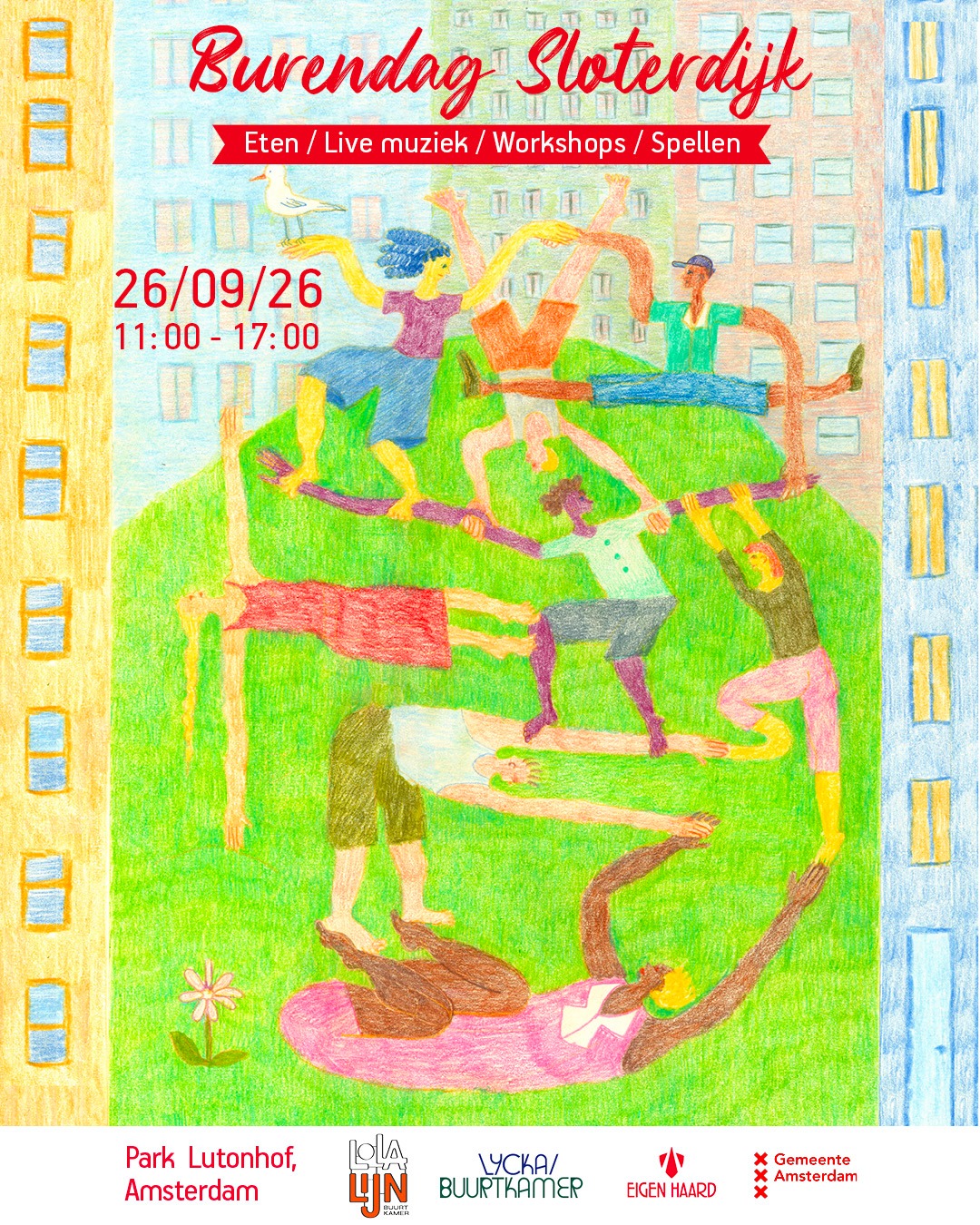 Poster Burendag Sloterdijk